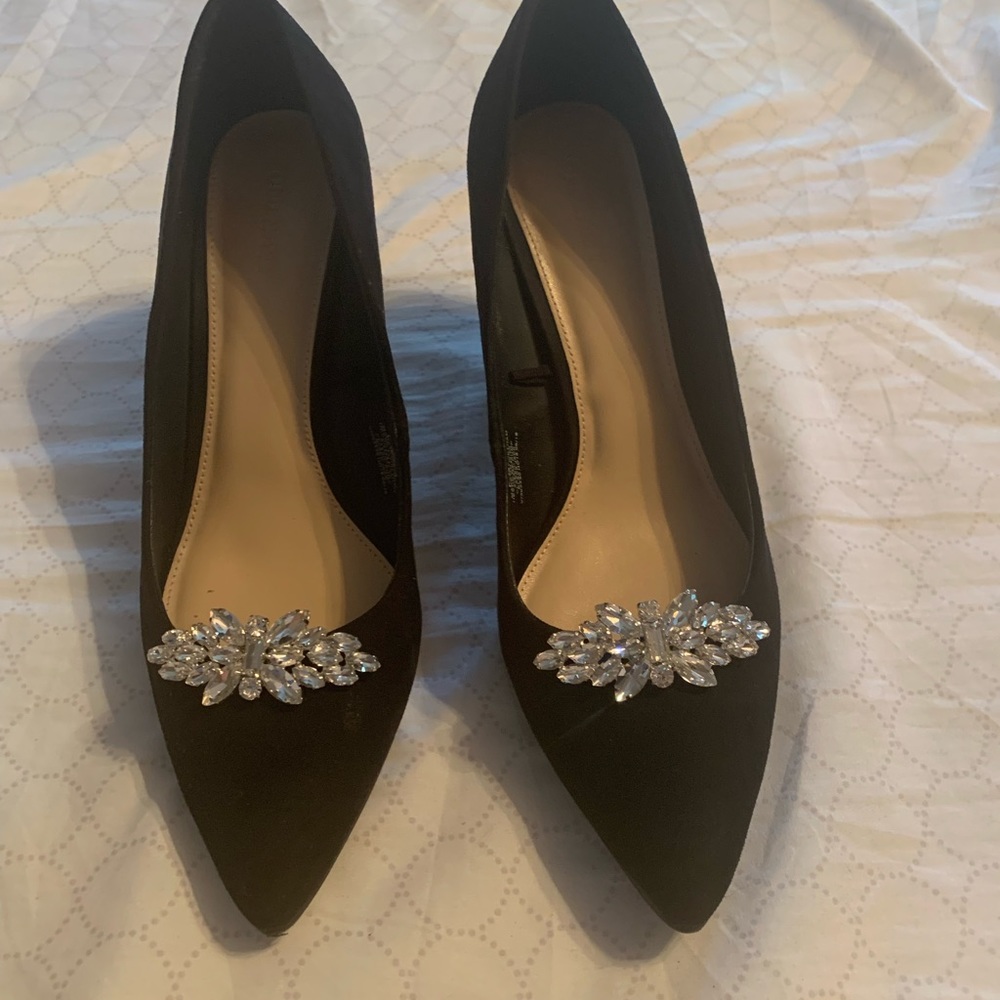 Crystal shoe clips